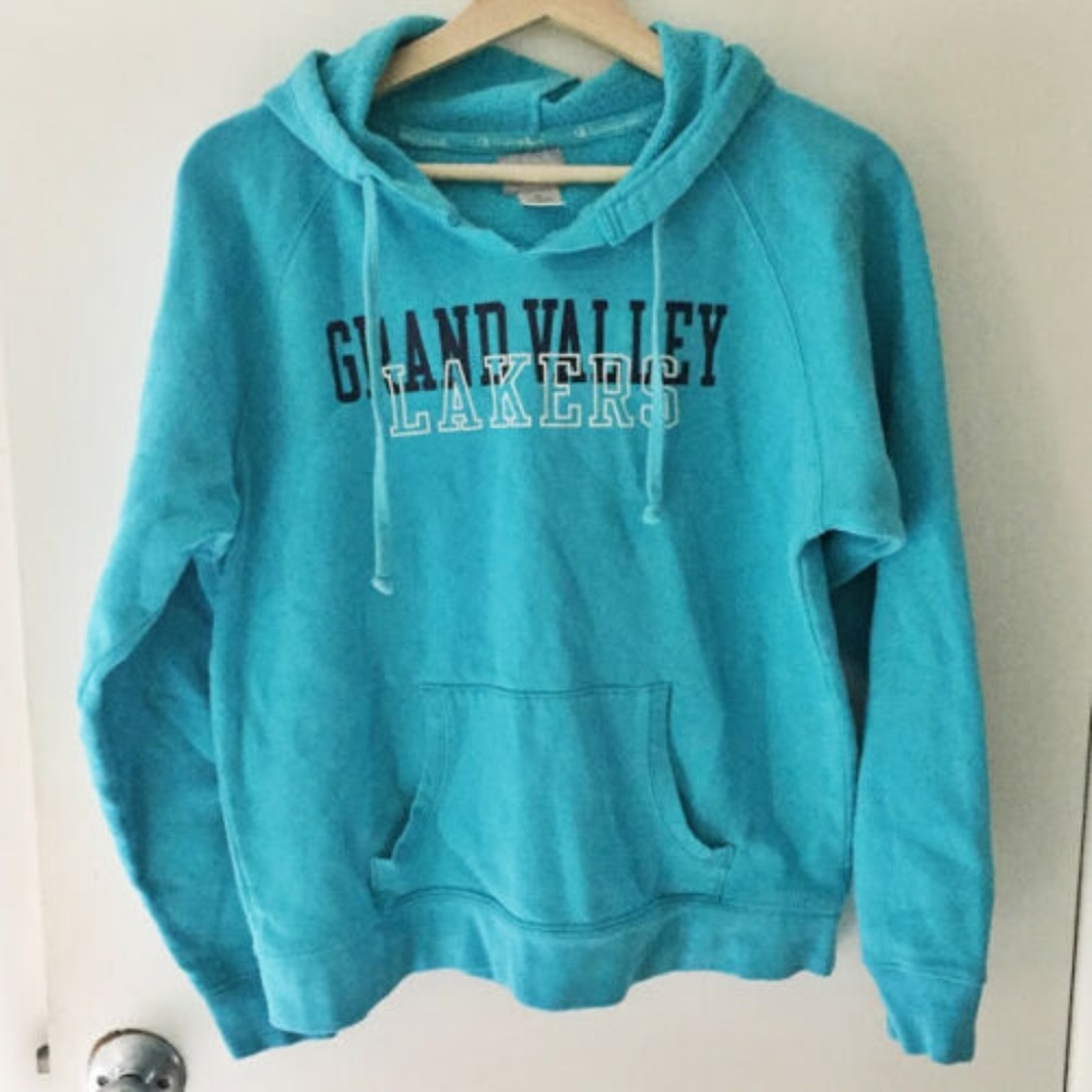 Champion GV Lakers Womens Hoodie Sz M Teal Blue
